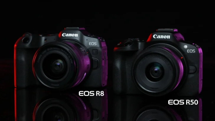  Canon EOS R8 Full-Frame Mirrorless Camera w/RF24-50mm F4.5-6.3  IS STM Lens, 24.2 MP, 4K Video, DIGIC X Image Processor, Subject Detection  & Tracking, Compact, Smartphone Connection, Content Creator : Electronics