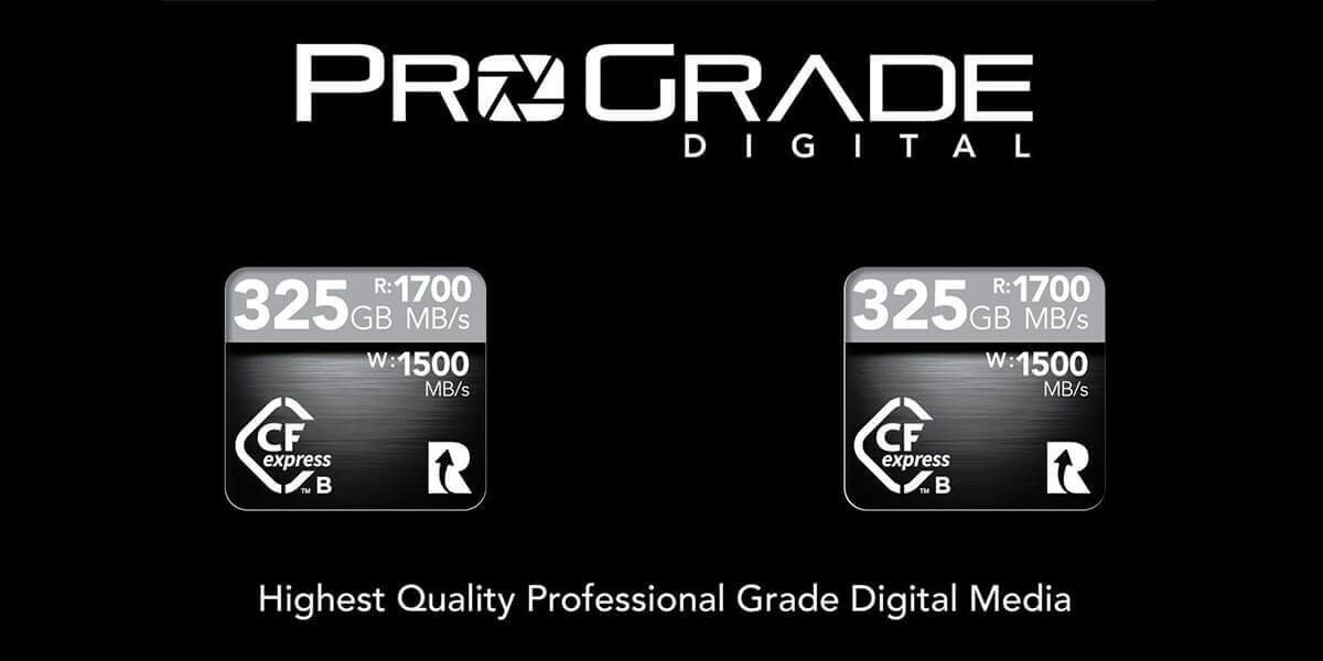 Prograde Digital Cobalt Series 325GB CFexpress Type-B 2-Pack $539