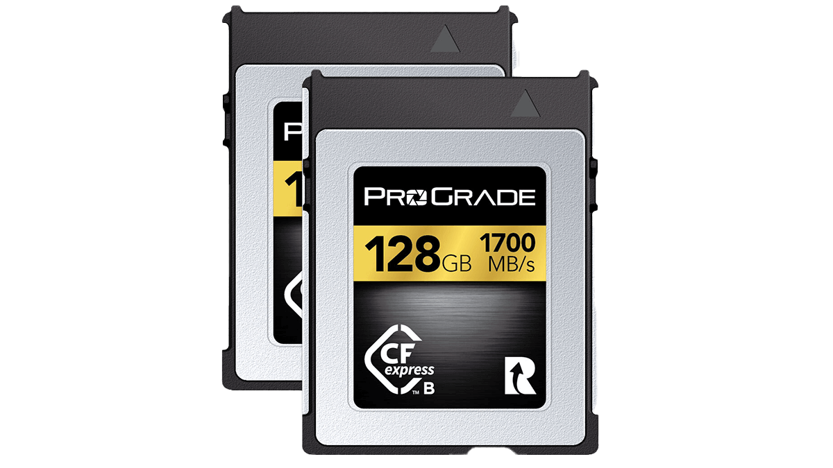 ProGrade 128GB CFexpress Type B single and 2-pack discounts