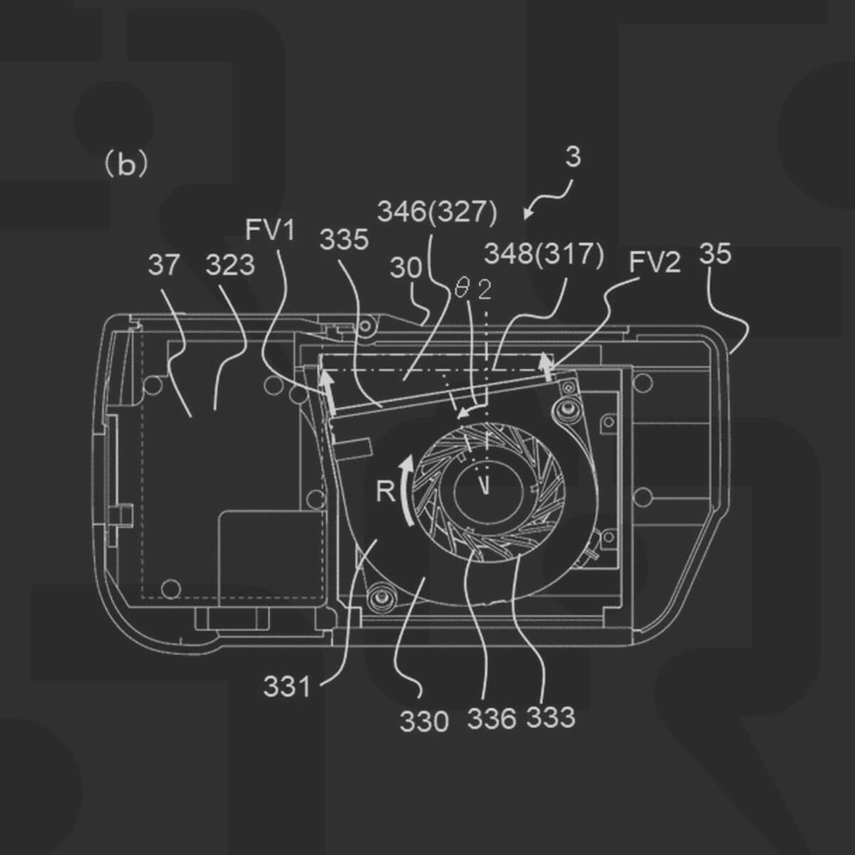 2022030864 07 - The latest patent suggests Canon will be bringing an active cooling grip for EOS R cameras