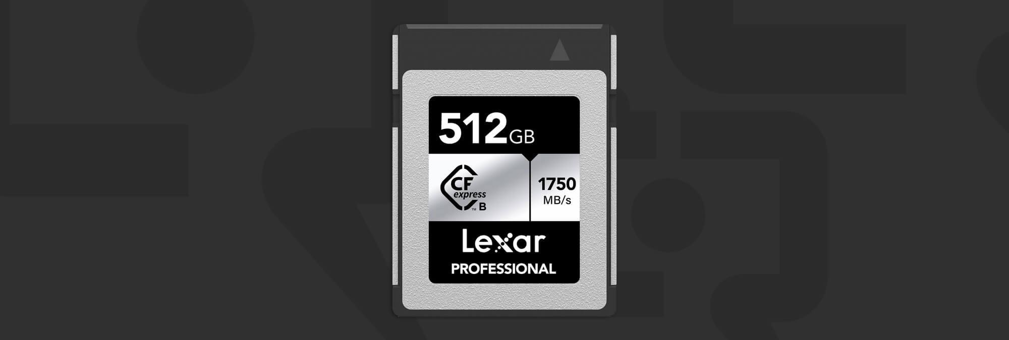 Lexar 512GB Professional CFexpress Type B SILVER $129 (Reg $169)