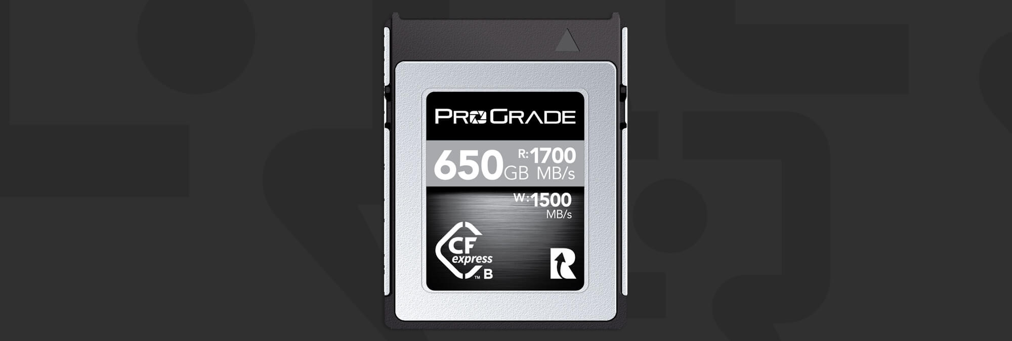 Save up to $110 off ProGrade CFexpress Type B Cards